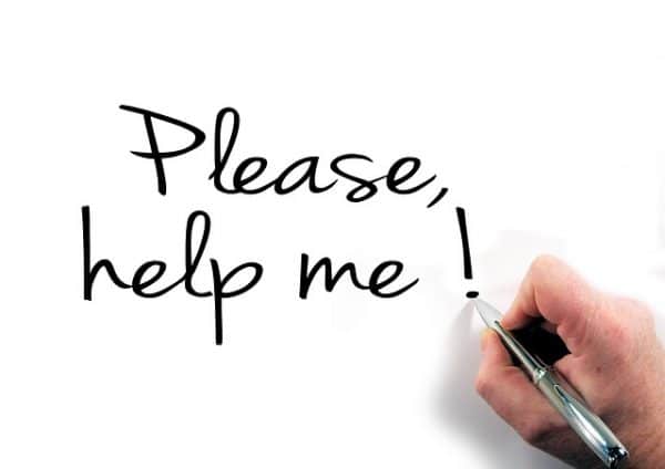 Get More Online Reviews to Thrive 1 Request for assistance written out