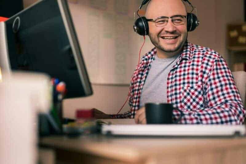 web designer working in the LDR Web design office in Cincinnati